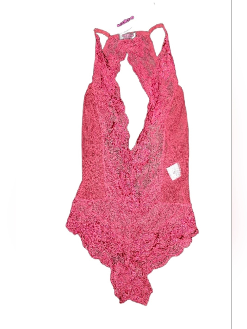 Red Lace Teddy -NWT